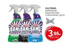 Condis CILLIT BANG, greix&lluentor. taques d'humitat o ultra brillantor oferta