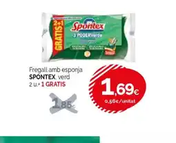 Condis SPONTEX Fregall amb esponja oferta