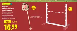 Lidl PLAYTIVE Caballo de madera con obstáculos oferta