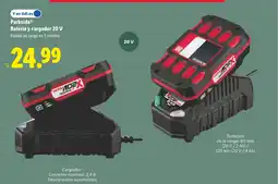 Lidl PARKSIDE Batería y cargador 20 V oferta