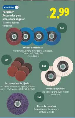 Lidl PARKSIDE Accesorios para amoladora angular oferta