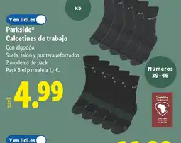 Lidl PARKSIDE Calcetines de trabajo oferta