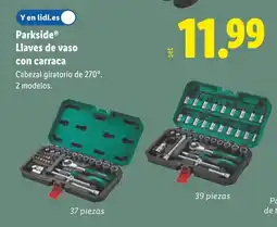 Lidl PARKSIDE Llaves de vaso con carraca oferta