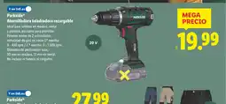 Lidl PARKSIDE Atornilladora taladradora recargable oferta
