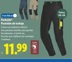 Lidl PARKSIDE Pantalón de trabajo oferta
