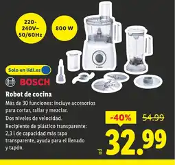 Lidl BOSCH Robot de cocina oferta