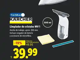 Lidl KARCHER Limpiador de cristales WV 1 oferta