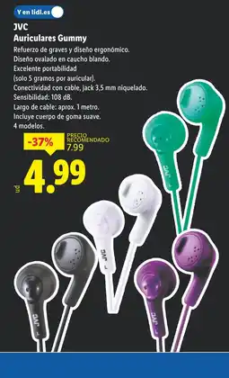 Lidl JVC Auriculares Gummy oferta