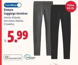 Lidl ESMARA Leggings térmicos oferta