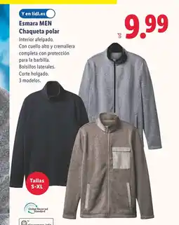 Lidl ESMARA MEN Chaqueta polar oferta