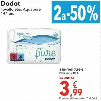 Clarel Toallitas húmedas para bebé dodot oferta