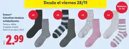 Lidl ESMARA Calcetines térmicos antideslizantes oferta