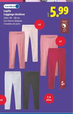 Lidl LUPILU Leggings térmicos oferta
