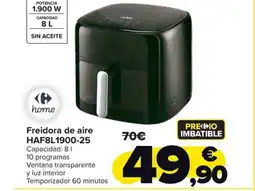Carrefour Freidora de aire HAF8L1900-25 oferta