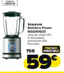 Carrefour TAURUS Batidora Power MAGN1600 oferta