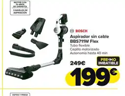 Carrefour BOSCH Aspirador sin cable BBS711W Flex oferta