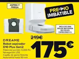 Carrefour DREAME Robot aspirador D10 Plus Gen2 oferta