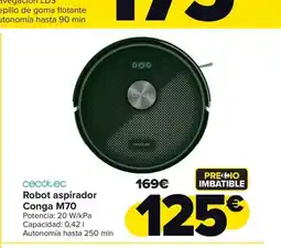 Carrefour CECOTEC Robot aspirador Conga M70 oferta