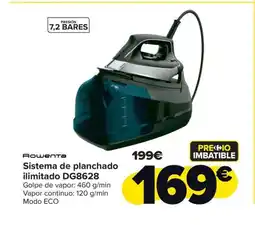 Carrefour ROWENTA Sistema de planchado ilimitado DG8628 oferta