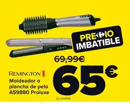 Carrefour REMINGTON Moldeador o plancha de pelo AS9880 Proluxe oferta