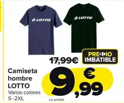 Carrefour LOTTO Camiseta hombre oferta