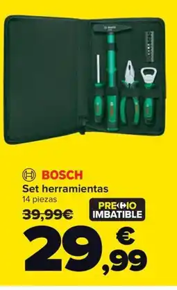 Carrefour BOSCH Set herramientas oferta