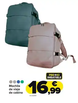 Carrefour Mochila de viaje de cabina oferta