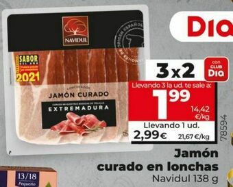Dia Jamón curado navidul oferta