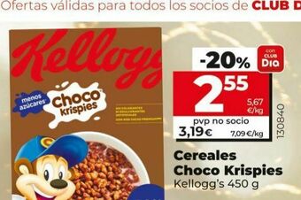 Dia Cereales choco krispies oferta