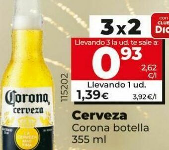 Dia Cerveza corona oferta