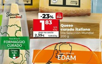 Dia Queso curado dia oferta