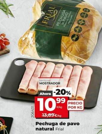 Dia Pechuga de pavo natural frial oferta
