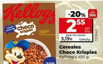 Dia Cereales choco krispies kellogg's oferta