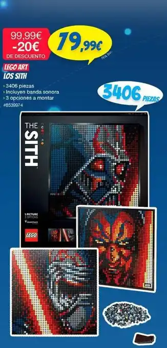 Costco Lego Art Los Sith 3406 Piezas oferta