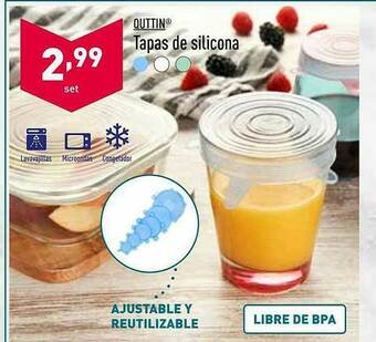 ALDI Quttin Tapas De Silicona oferta