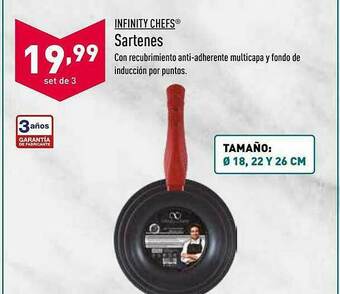 ALDI Infinity Chefs Sartenes oferta