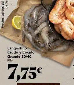 Gadis Langostino Crudo y Cocido Grande 30/40 oferta