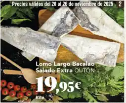 Gadis Lomo Largo Bacalao Salado Extra oferta