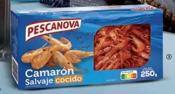 Alimerka Pescanova Camarón salvaje cocido, 250g. oferta