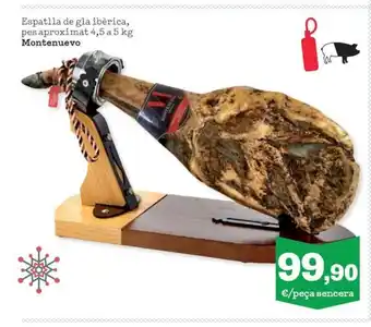 Sorli MONTENUEVO Espatlla de gla ibèrica oferta