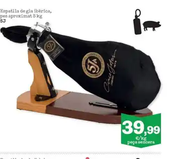 Sorli 5J Espatlla de gla ibèrica oferta