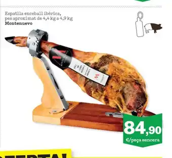 Sorli MONTENUEVO Espatlla enceball ibèrica oferta