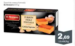 Sorli EL ROMERO Torró de crema torrada oferta