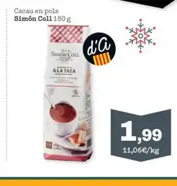 Sorli SIMÓN COLL Cacau en pols oferta