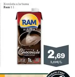 Sorli RAM Xocolata a la tassa oferta
