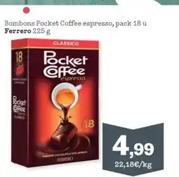 Sorli FERRERO Bombons Pocket Coffee espresso oferta