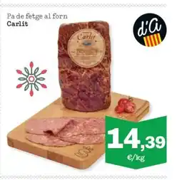 Sorli CARLIT Pa de fetge al forn oferta