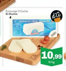 Sorli EL NOSTRE Formatge Villalón oferta