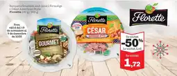 Sorli FLORETTE Barqueta Gourmet amb nous i formatge o Cèsar American Style oferta