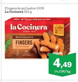 Sorli LA COCINERA Fingers de pollastre 100% oferta